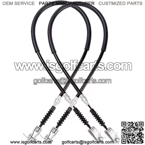 Golf Cart Brake Cable for Club Car DS 1981-1999 Gas & Electric, 42 Inch Driver and Passenger Side# 1011125 1011403 1016761-01