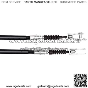 Golf Cart Brake Cable for Club Car DS, 42" Long fit DS 1981-1999 Gas&Electric,Used for Both Driver & Passenger Side Part#: 1011125, 1011403, 1016761-01