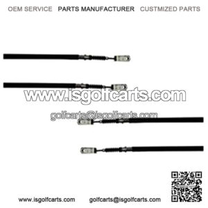 Pair of Front Brake Cables for Transporter/Carryall for Club Car Golf Cart