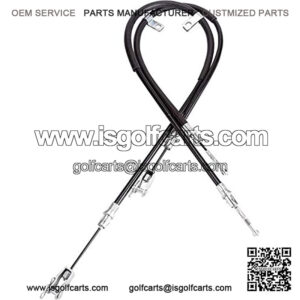Golf Cart Brake Cable Assemble for Club Car Precedent Driver & Passenger Side Brake Cable fit Club Car G&E 2008-up Precedent 103528701/102557501