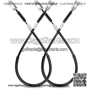 Golf Cart Brake Cable for Club Car DS 1981-1999 Gas & Electric, Driver and Passenger Side: 1011403 1011125 1016761-01