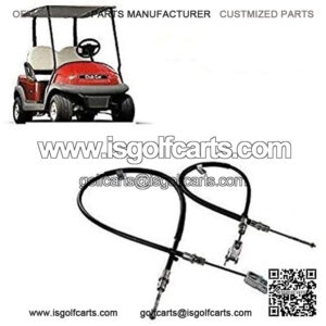 Huskey Brake Cable Set for Club Car Precedent Golf Cart Driver & Passenger Side 2004 Up