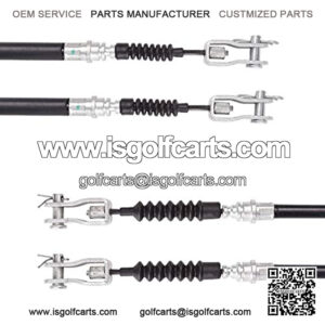 Brake Cables for DS, 42" Long 1981-1999 Gas Electric Golf Cart Parts 42-Inch Used for Both Driver & Passenger Side