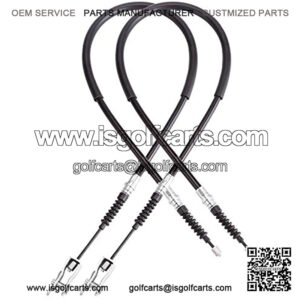 Golf Cart Brake Cable for Club Car DS 2000-up Gas & Electric, 42 Inch Driver and Passenger Side, OEM# 102022101