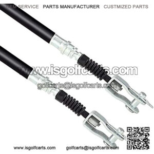 Golf Cart Brake Cable for Club Car DS, 42" Long fit DS 1981-1999 Gas&Electric,Used for Both Driver & Passenger Side,Replaces OEM Part#: 1011125, 1011403, 1016761-01