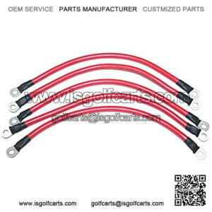 United Metro Golf Cart Club Car 1010958 Battery Cable Set, DS 36V 1981+ (4 Gauge)