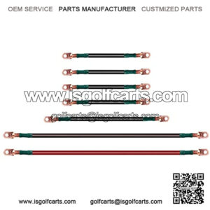 Golf Cart Battery Cable Set 4 Gauge for E-Z-Go 1994 & up, 7-Pack