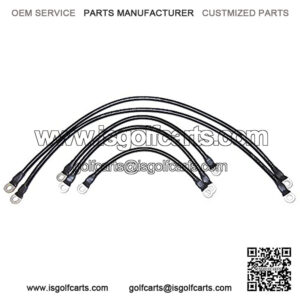 United Metro Golf Cart Club Car Precedent 48v, Battery Cable Set for 8v Batteries (6 Gauge)