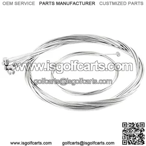 10 Pcs Flexible Motorcycle Throttle Clutch Steel Cable, 2M Length & 1.55mm Wire Dia