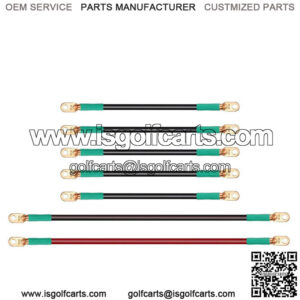 Golf Cart Battery Cables Set Fit EZGO TXT 1994-Up 36 /48 Volt with 4 Gauge
