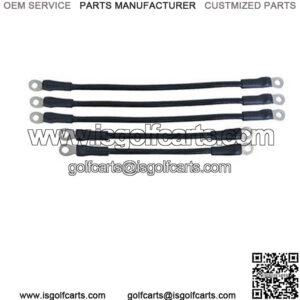 Yamaha G14/ G16 Battery Cables - 4-gauge - Includes (3) x 12" (2) x 9" Cable Set (For 36V 1994+)