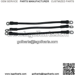 EZGO RXV Battery Cables, Includes (3) 12" (4 gauge)