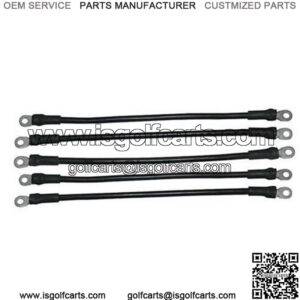 Club Car DS Battery Cables - Includes (5) x 14" 4-gauge (For 48V 1995+)