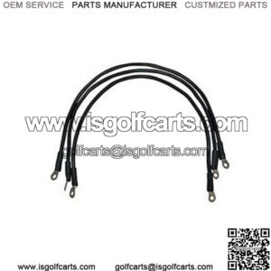 Club Car Precedent Battery Cables - Includes (3) x 26" 6-gauge Cable Set