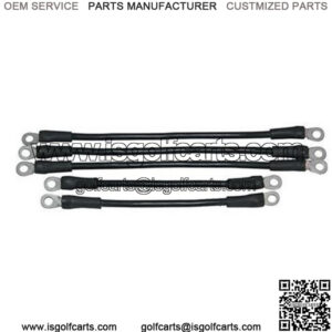 Yamaha G14/ G16 Battery Cables - 6-Gauge - Includes (3) x 12" (2) x 9" Cables (For 36V 1994+)