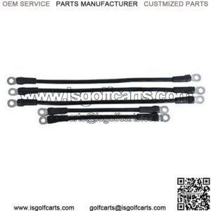 Yamaha G19 Golf Cart Battery Cables - Includes (2) x 9" (3) x 14" (6-gauge Cables)