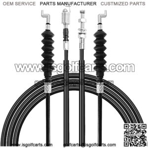 Club Car Precedent Governor & Accelerator Cable Set fit for Golf Cart Club Car Precedent (2004-2008) Replaced Part 102336001 102513192