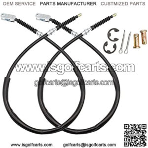 Club Car DS Brake Cable Kit Stainless Steel Core 2000-Up 102022101 Driver & Passenger Side Cables