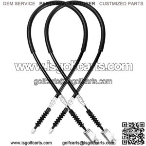 Golf Cart Club Car DS Brake Cables fit DS G&E 2000 Up, 42 inch Drive and Passenger Side OEM 102022101, 1020221-01, 1019907