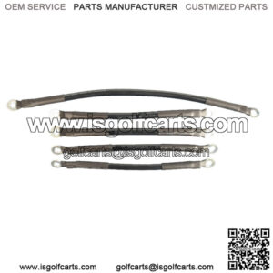 6-Gauge Battery Cable Set for EZGO TXT Electric Golf Cart - Fits 1994-Up