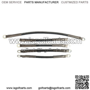 4 Gauge Battery Cable Set for EZGO TXT Golf Cart
