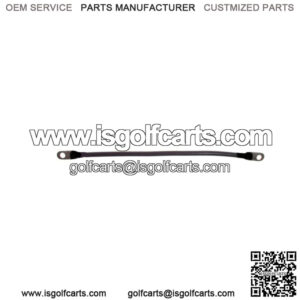 (1) Golf Cart 14" Black 6 Gauge Battery Cable w/ 5/16" Eyelet Terminals