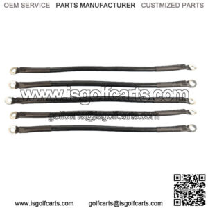 4 Gauge Battery Cables for Club Car DS Golf Cart - With 8V Batteries