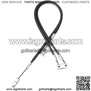 Golf Cart Brake Cable Stainless Steel Core for EZGO TXT 1994 & up or EZGO TXT Marathon Medalist, Golf Cart Driver & Passenger Side Brake Cable 70716-G03 70273-G03 70969-G03