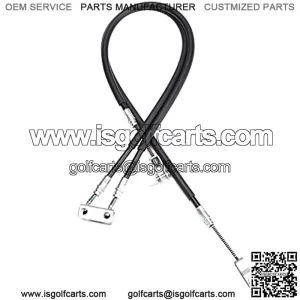 Brake Cable Set Passenger and Driver Side Fits EZGO (94+) TXT or Medalist Golf Cart Replaces 70969-G03