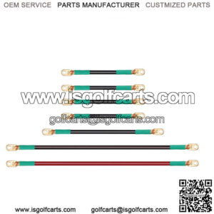 Golf Cart Battery Cable Set Fit EZGO TXT 1994-up 36V 48V 4 Gauge 7-Pack