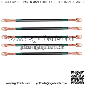 Golf Cart Battery Cables 4 Gauge for Yamaha G2 G8 G9,Club Car DS,36V & 48V
