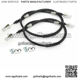 Golf Cart Rear Brake Cables for Club Car DS 1981-1999 1011403 1011125 1016761-01