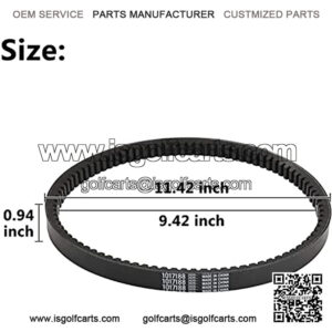 Drive Belt for Club Car 1988-1991 Gas Golf Cart