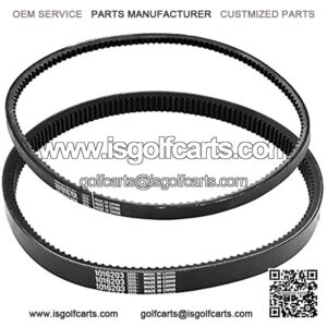 Club Car Precedent Drive Belt and Starter Generator Belt Kit Fit Golf Cart 1997-UP and Precedent 2004-UP