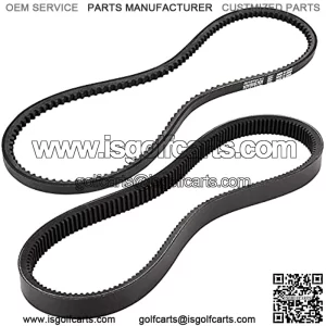 Starter Generator & Clutch Drive Belt for Club Car DS 1997-up, Club Car Precedent 2004-up Gas Golf Cart