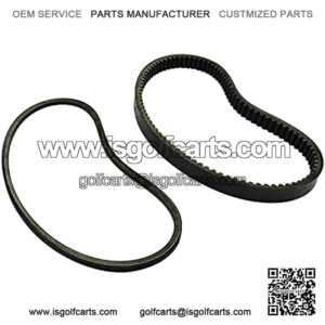 101916701 1016203 New Starter Generator and Drive Belt Compatible with Club Car Precedent Golf Cart