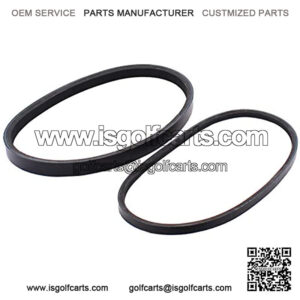 Starter Generator and Drive Belt for Club Car Precedent 1997-UP Golf Cart 101916701 1016203