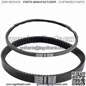 EZGO TXT Gas Drive Belt & Starter Belts Kit for EZGO 4 Cycle Gas Golf Cart TXT Cushman Express Marathon Medalist ST Vehicles Terrain 1994-2013, OEM # 72054G01, 72024G01, 72025G01, 26414G01