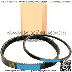 - Kit de correa de arranque y generador para carrito de golf Yamaha G2, G3, G5, G8, G9, G11, G14, G29; correa de repuesto de Aramid J55-H1173-00, J38-81173-00 (correa de transmisi??n y generador)