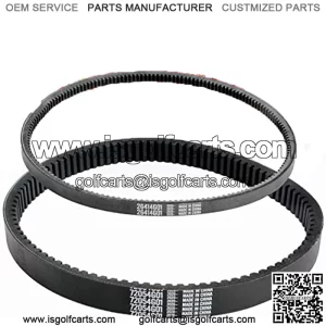 TXT Gas Drive Belt & Starter Belts Kit for 4 Cycle Gas Golf Cart TXT Cushman Express Marathon Medalist ST Vehicles Terrain 1994-2013, OEM # 72054G01, 72024G01, 72025G01, 26414G01