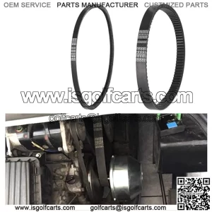 Golf Cart Drive Belt Sarter Generator Belt for G2-G29 Drive Gas 4 Cycle Models J55-G6241-00,J38-81173-00
