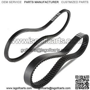 Golf Cart Belts Set, Clutch Drive Belt & Starter Generator Belt Kits for Gas G2,G8,G9,G11,G14,G29(2012-UP). OEM#J55-H1173-00 J38-1173-00 J55-G6241-00 J38-46241-00