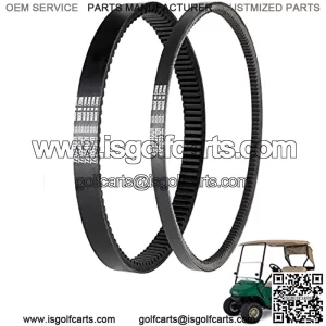 Golf Cart Medalist Clutch Drive Belt & Starter Belts for 4 Cycle Gas RXV TXT Cushman Express Marathon Medalist ST Vehicles Terrain 1994-2013, 72054G01 72024G01 72025G01 26414G01