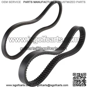 Clutch Drive Belt and Starter Generator Belt for TXT Medalist Marathon Workhorse 1994-Up 4 Cycle Gas Models OEM Part 72054-G01 26414-G01