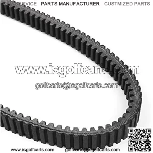 Drive Belt 23100-MCT-003 for FJS 600 SIL-ver Win-g ABS (03-15) FSC600 SIL-VER-Wing Scooter (02-13) Black