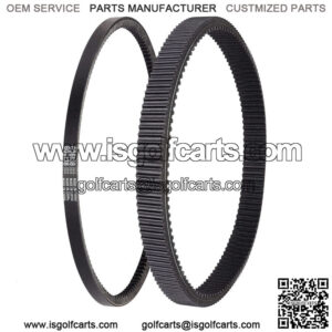 Golf Cart Starter Belt & Drive Belt for EZGO RXV TXT 2008-2011 606136 606138