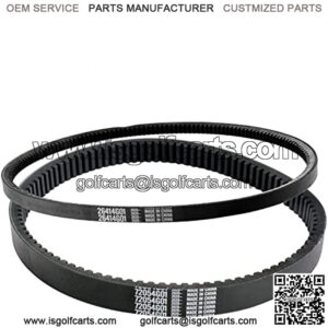 EZGO TXT/Medalist Clutch Drive Belt & Starter Generator Belt Kits for 4 Cycle Gas 350cc/295cc 1994-up Golf Cart Models OEM #72054G01,72024G01,72025G01,26414G01,630587