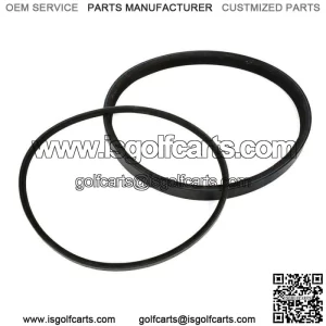 Club Car Starter Generator & Drive Belt Set For 1997-UP DS Precedent 101916701