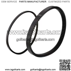NEW Starter Generator Drive Belt Set For 1994-UP EZGO 4 Cycle Gas Golf Cart USA