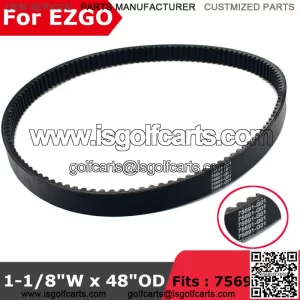 1-1/8"W x 48"OD Clutch Drive Belt for EZGO Golf Cart Gas ST 480 ST480 2004-2022
